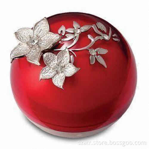 Car Air Freshener with Diamond-inlay, Various Fragrances are Available